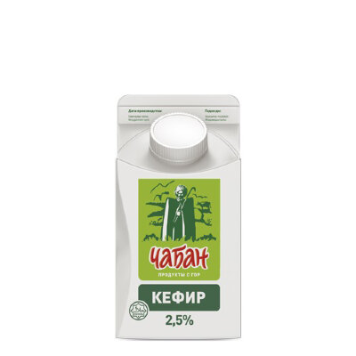 Кефир чабан 2,5% 450 г