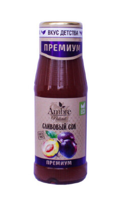 Купить Сок сливовый премиум Ambre naturel 0,25л в Москве