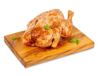 Курица домашняя в маринаде охл 1кг (Халяль)